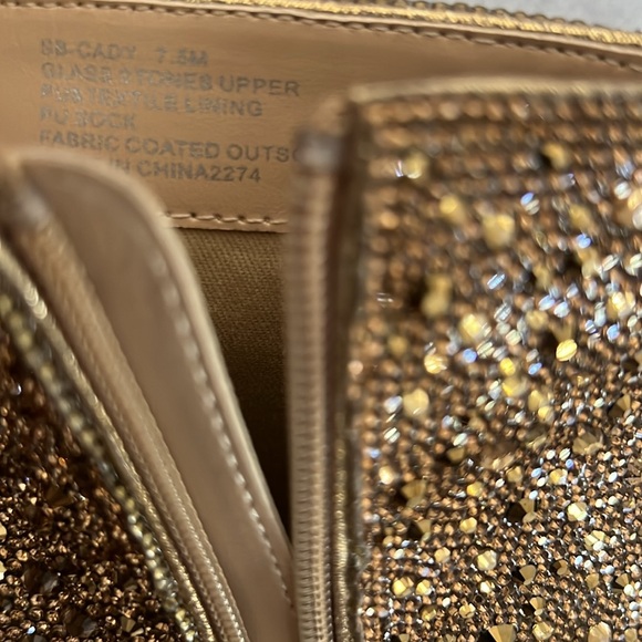 Blue by Betsey Johnson Cady Rhinestone Embellished Block Heel Booties - Picture 12 of 14